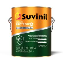Tinta Acrílica Fosco Fachada Protegida Emborrachada Branco Neve 3,6l - Suvinil