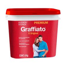 Textura Graffiato Riscado Premium Balde Plástico Branco 6kg - Hydronorth