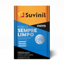 Tinta Acrílica Fosco Inova Sempre Limpo Branco Neve 18l - Suvinil