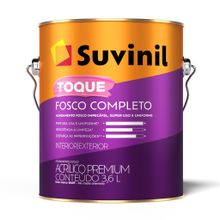 Tinta Acrílica Toque Fosco Completo Branco Neve 3,6l - Suvinil