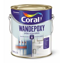 Tinta Esmalte Epóxi Wandepoxy Azul Segurança 2,7l - Coral