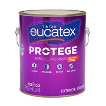 Tinta Acrílica Fosco Protege Palha 3,6l - Eucatex