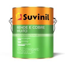 Tinta Acrílica Fosco Rende e Cobre Muito Cromo Suave 3,6l - Suvinil
