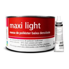 Massa de Poliéster Maxi Light 900g - Maxi Rubber
