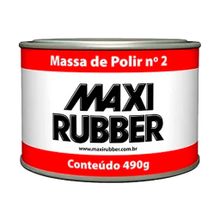 Massa de Polir N2 490g - Maxi Rubber
