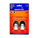 GANCHO-ADESIVO-INOX-4914-MEDIO-BEMFIXA