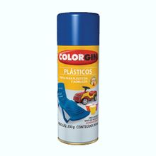 Tinta Spray Para Plásticos Preto Brilhante 350ml - Colorgin