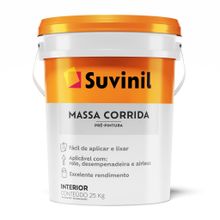 Massa Corrida Balde Plástico 25kg - Suvinil