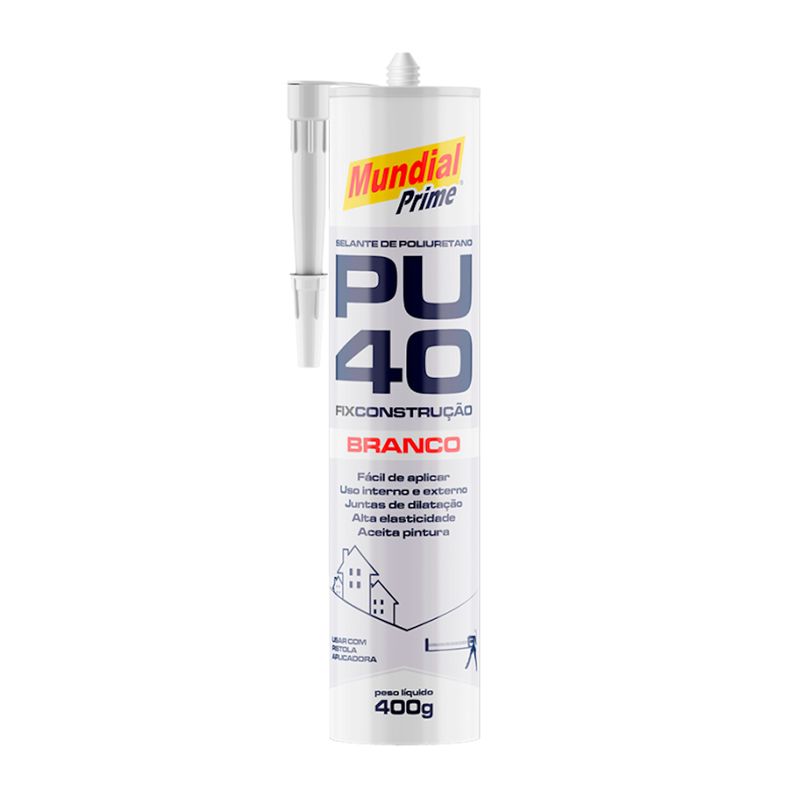 Selante-Adesivo-Construcao-PU40-Branco-400g---Mundial-Prime