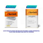 Embalagens antiga e a nova da Massa Corrida Suvinil 25kg