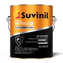 Tinta Acrílica Fosco Fachada Protegida Super Cobertura Sossego Noturno 3,2l - Suvinil