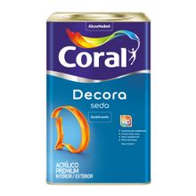 Tinta Acrílica Acetinado Decora Seda Branco Gatinho 16l - Coral