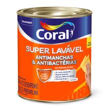 Tinta Acrílica Eggshell Super Lavável Branco Gatinho 800ml - Coral