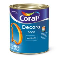 Tinta Acrílica Acetinado Decora Seda Meditação 800ml - Coral