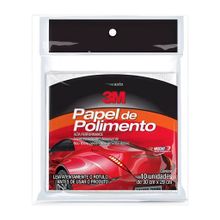 Papel de Polimento Automotivo 30cm x 29cm 10 unidades - 3M