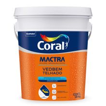 Impermeabilizante Mactra M1 Vedbem Telhado 18kg - Coral