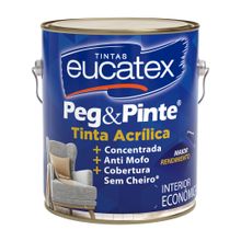 Tinta Acrílica Fosco Peg & Pinte Concreto 3,6l - Eucatex