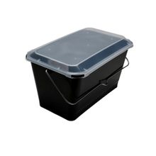 Caçamba De Chão Com Tampa 15L - Tigre Pro