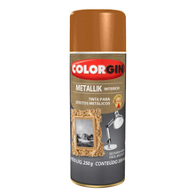 Tinta Spray Metallik Interior Cobre 350ml - Colorgin