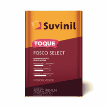 Tinta Acrílica Toque Fosco Select Branco Neve 18l - Suvinil