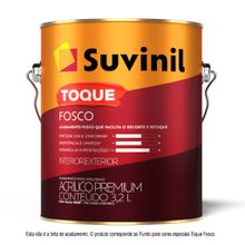 Fundo para Cores Especiais Toque Fosco 3,2l - Suvinil