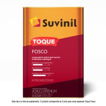 Fundo para Cores Especiais Toque Fosco 16l - Suvinil