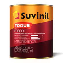 Tinta Acrílica Toque Fosco Rosa Pastel 800ml - Suvinil
