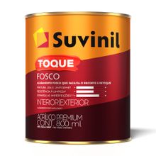 Tinta Acrílica Toque Fosco Marrom-luxo 800ml - Suvinil