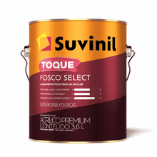 Tinta Acrílica Toque Fosco Select Branco Neve 3,6l - Suvinil