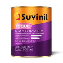 Tinta Acrílica Toque Fosco Completo Branco Neve 900ml - Suvinil