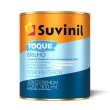 Tinta Acrílica Toque Brilho Branco Neve 900ml - Suvinil