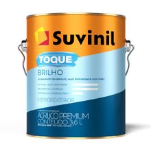 Tinta Acrílica Toque Brilho Branco Neve 3,6l - Suvinil