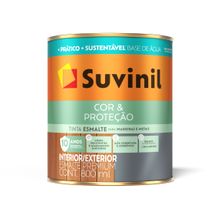 Tinta Esmalte Base Água Brilhante Cor e Proteção Banana com Canela 800ml - Suvinil